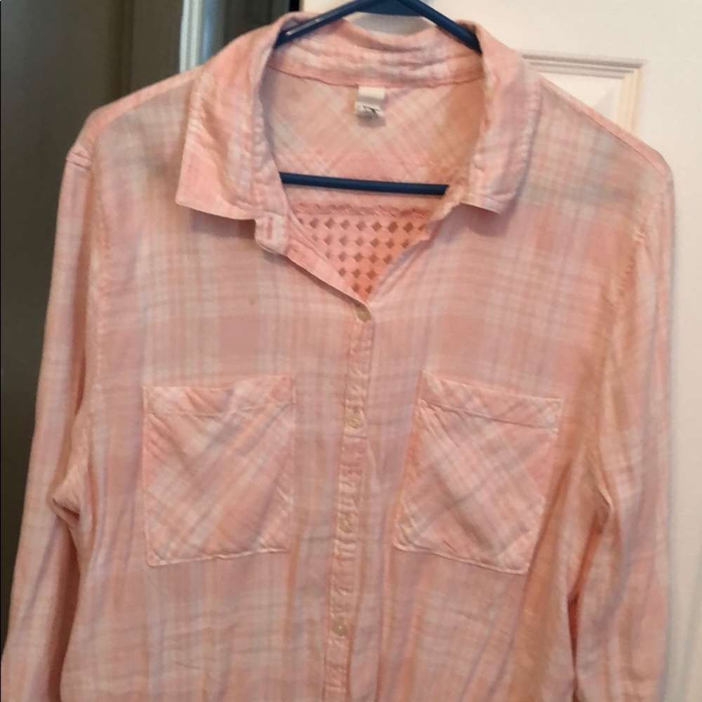 Long Sleeve plaid Button shirt